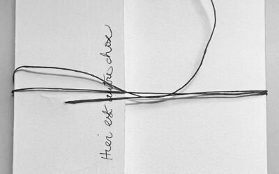 Hier est autre chose – Livre d’artiste – Novembre 2021